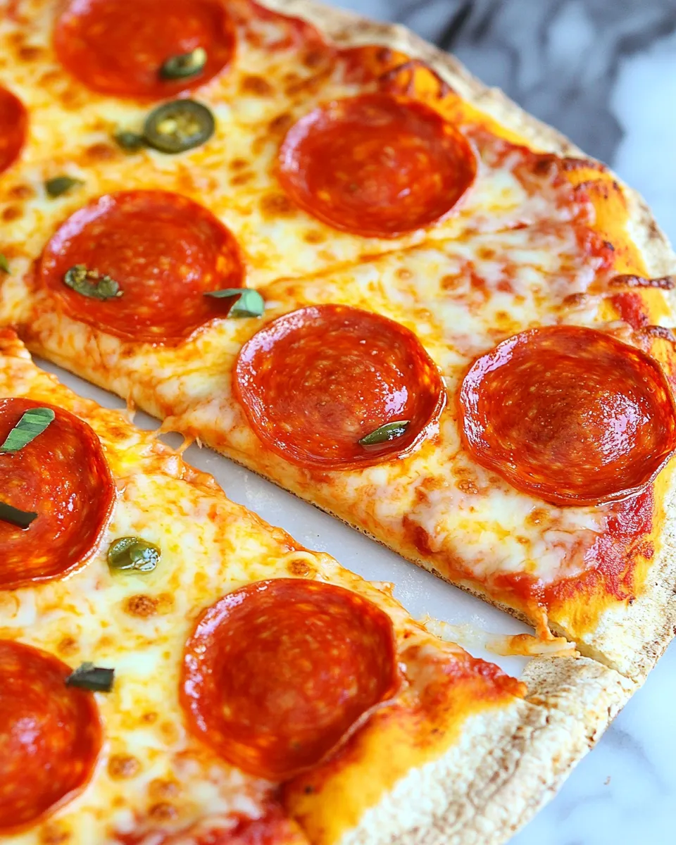 Homemade Tortilla Pizza photo