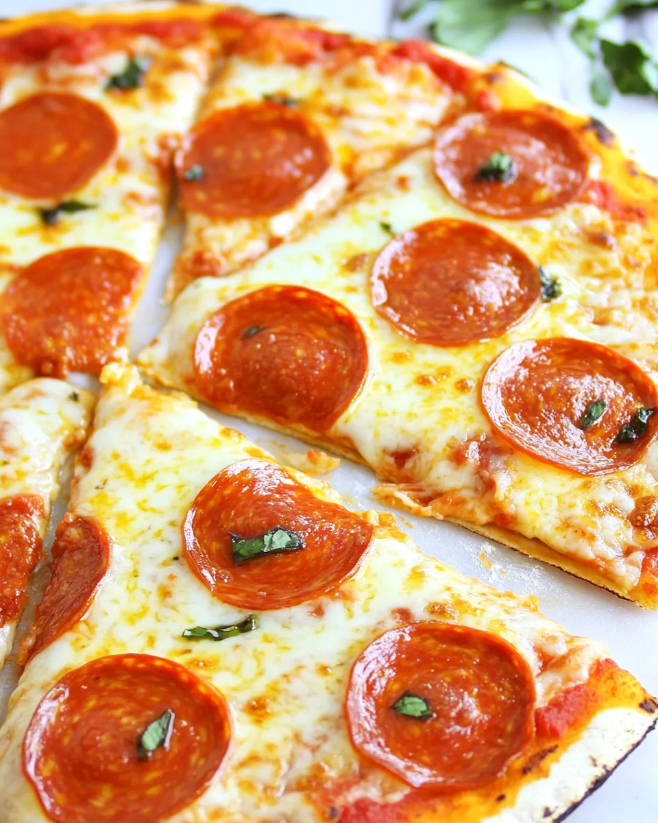 Delicious Tortilla Pizza shot