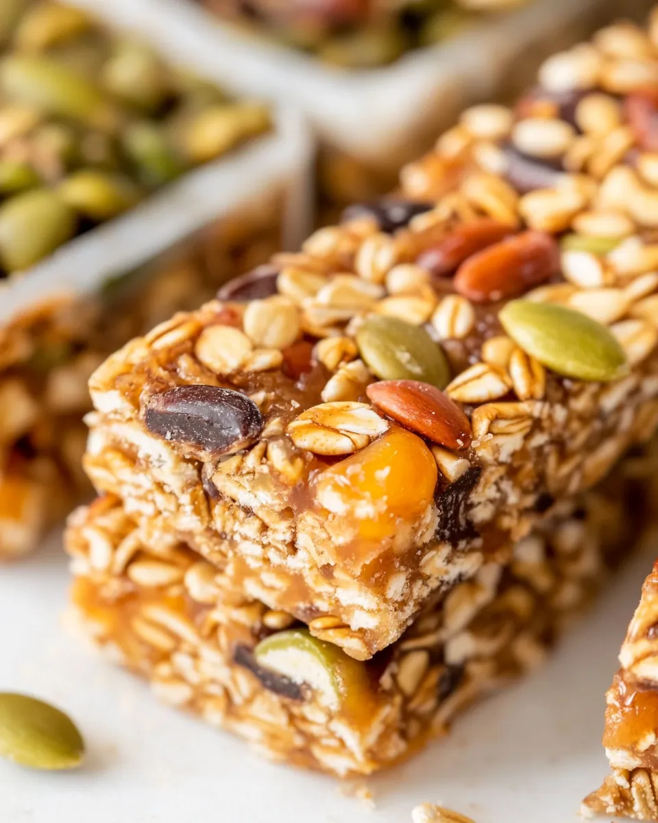 Homemade Trail Mix Bars photo