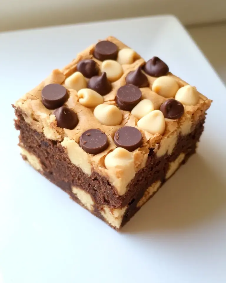 Homemade Triple Chocolate Blondies photo