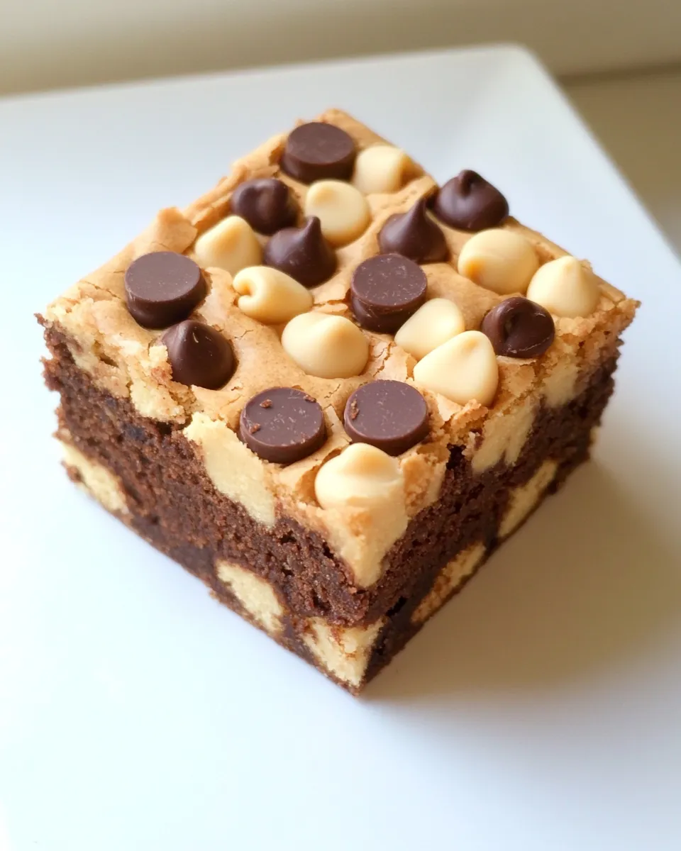 Homemade Triple Chocolate Blondies photo