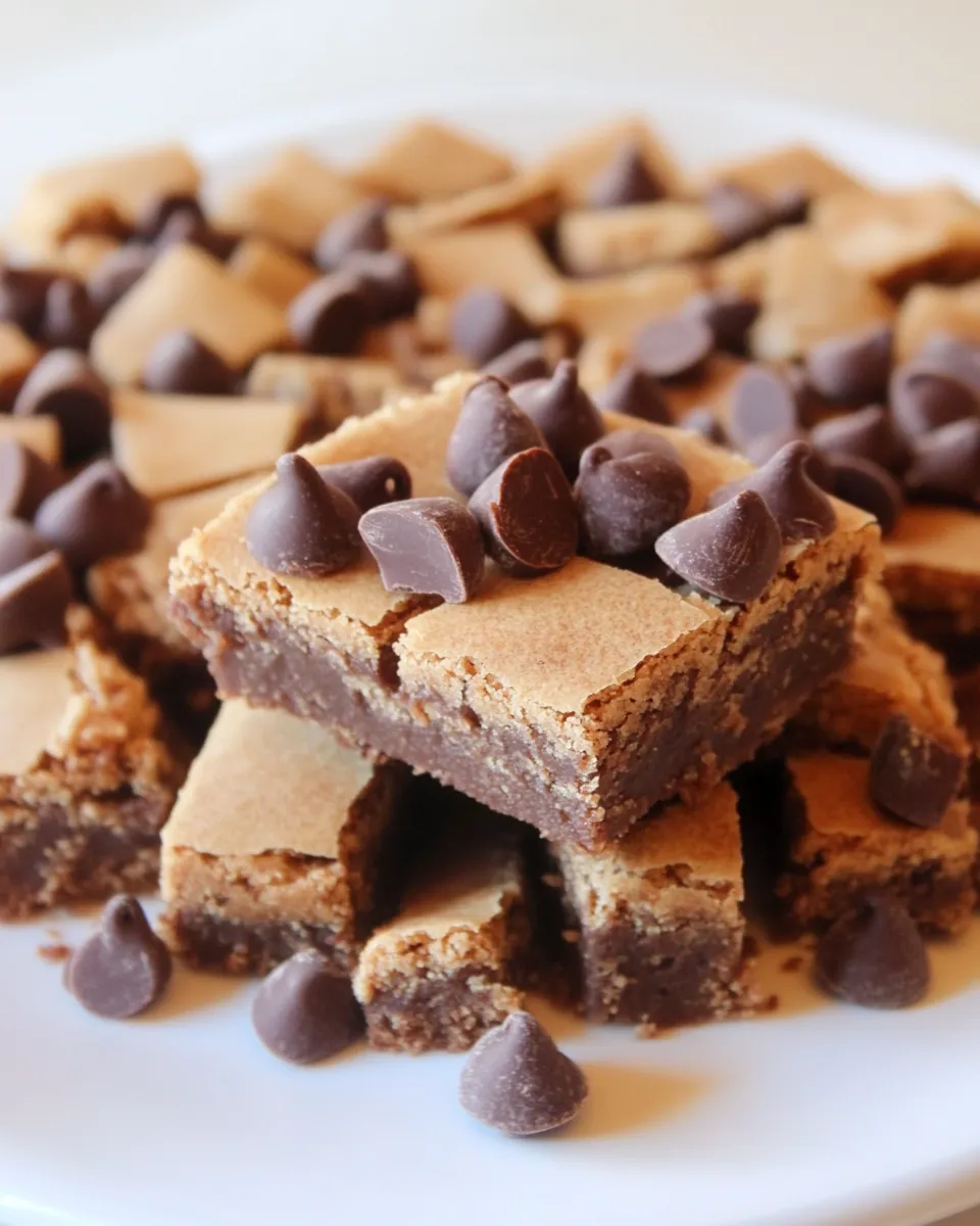 Delicious Triple Chocolate Blondies image
