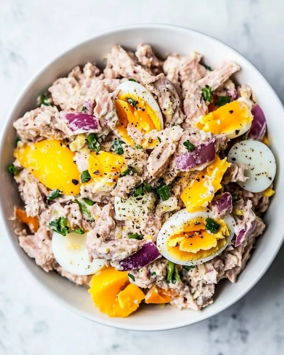 Healthy Tuna Egg Salad image