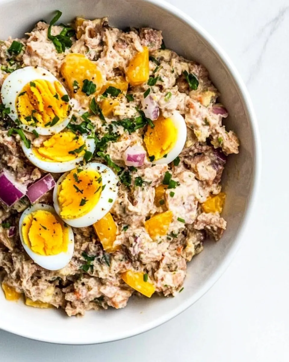 Classic Tuna Egg Salad dish photo