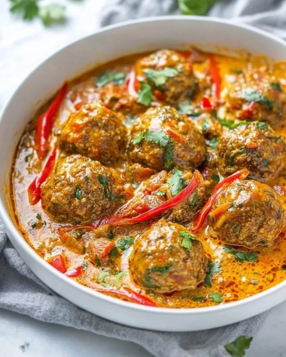Classic Turkey Meatball Curry (Paleo, Whole30) image