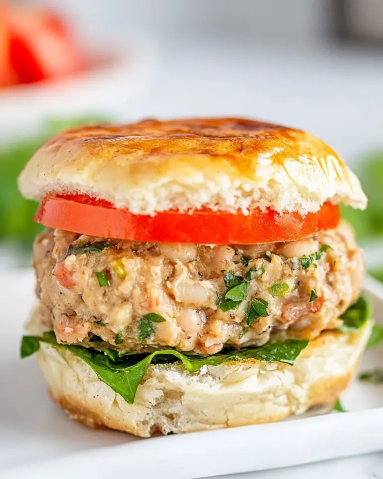 Homemade Turkey White Bean Burgers photo