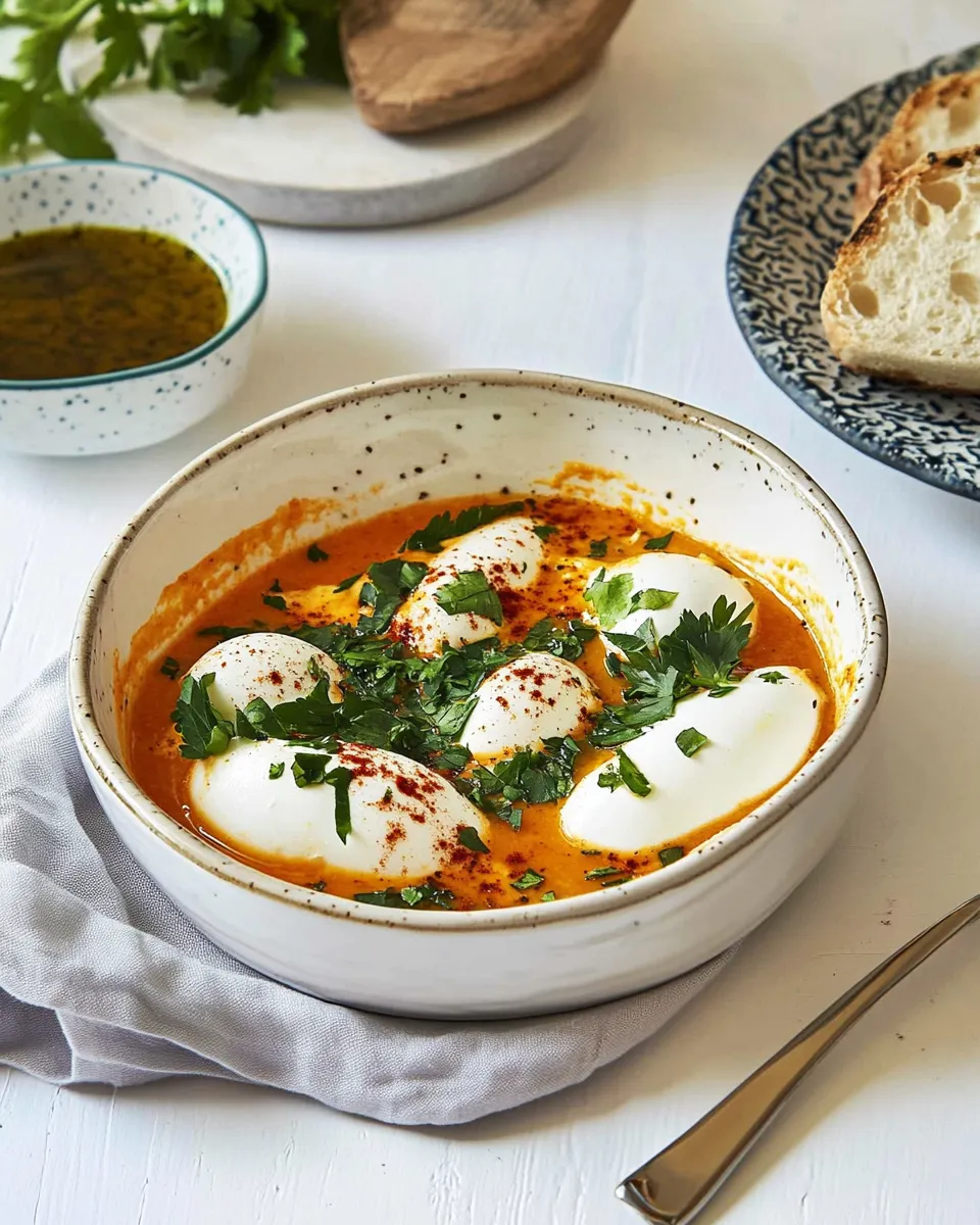 Easy Turkish Eggs (Cilbir) picture