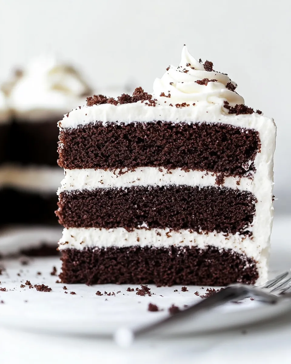 Classic Tuxedo Cake photo