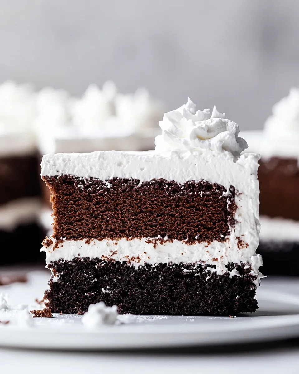 Easy Tuxedo Cake image