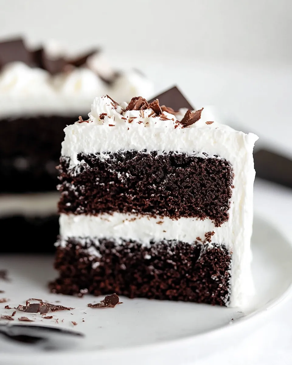 Delicious Tuxedo Cake recipe photo