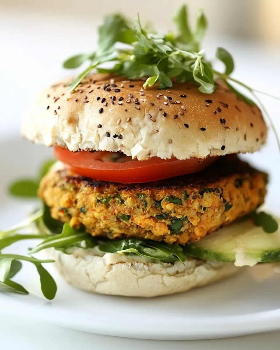 Homemade Ultimate Veggie Burger photo