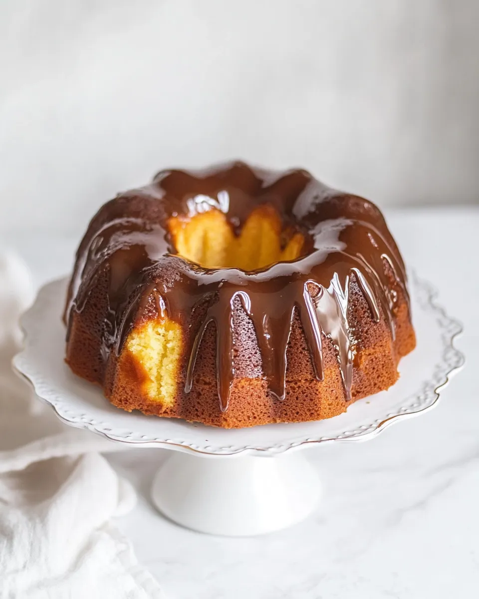 Classic Vanilla and Amarula bundt cake image