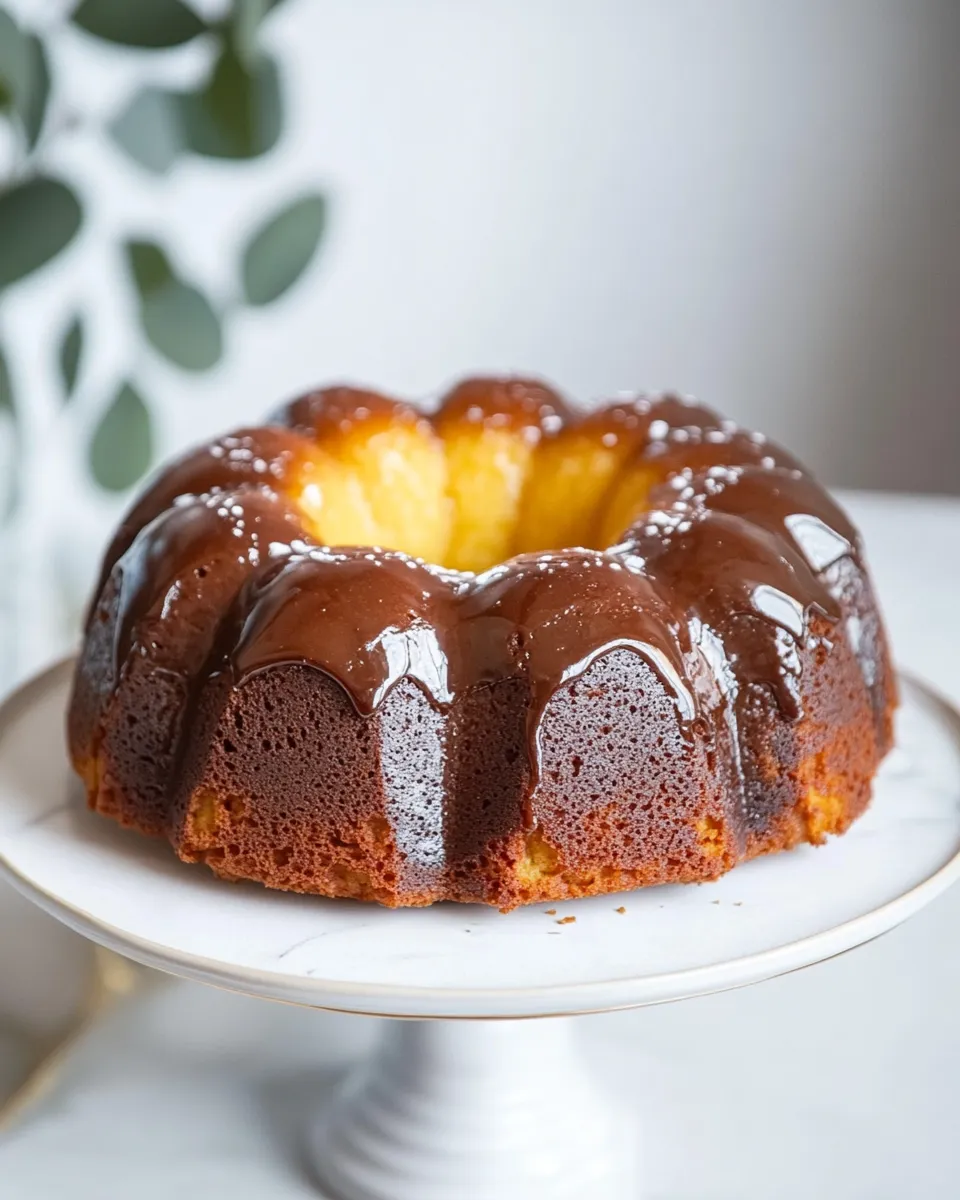 Easy Vanilla and Amarula bundt cake picture