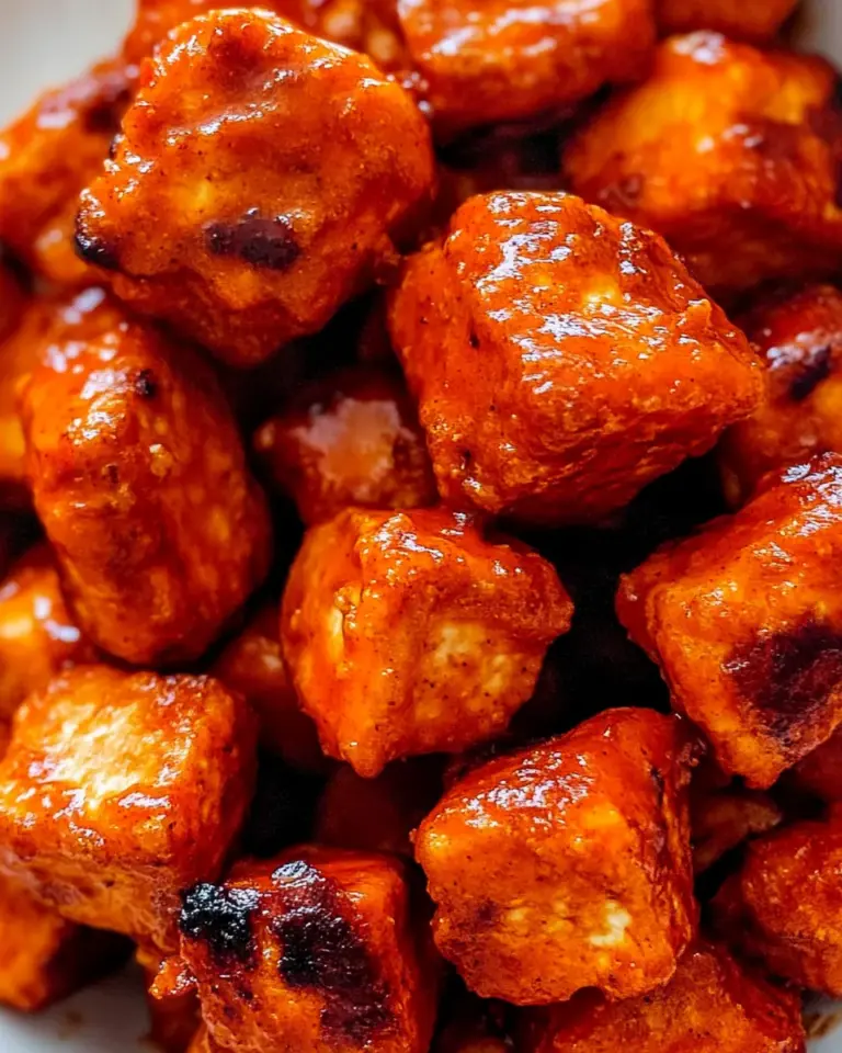 Delicious Vegan Buffalo Tofu Bites photo