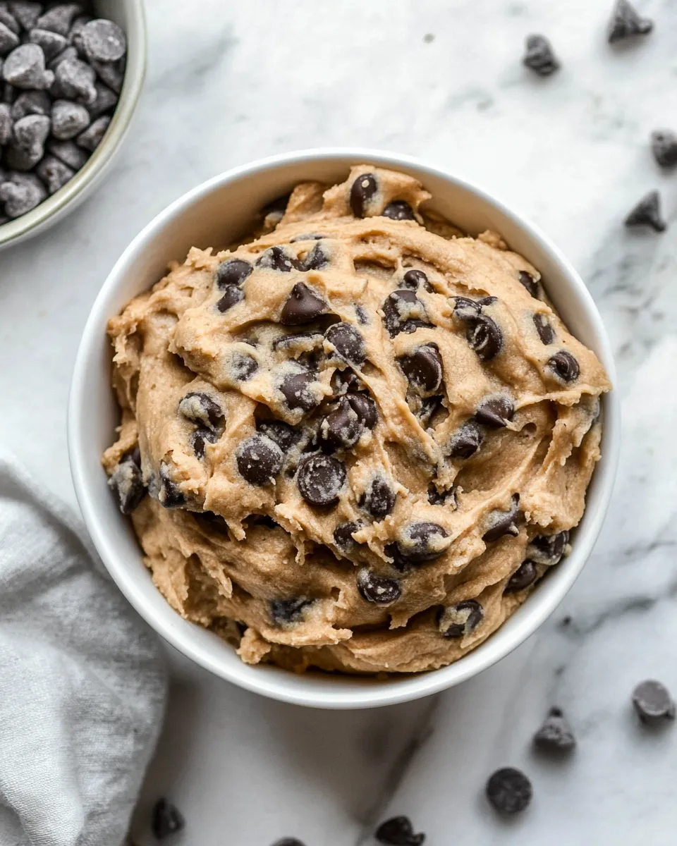 Homemade Vegan Chickpea Cookie Dough photo