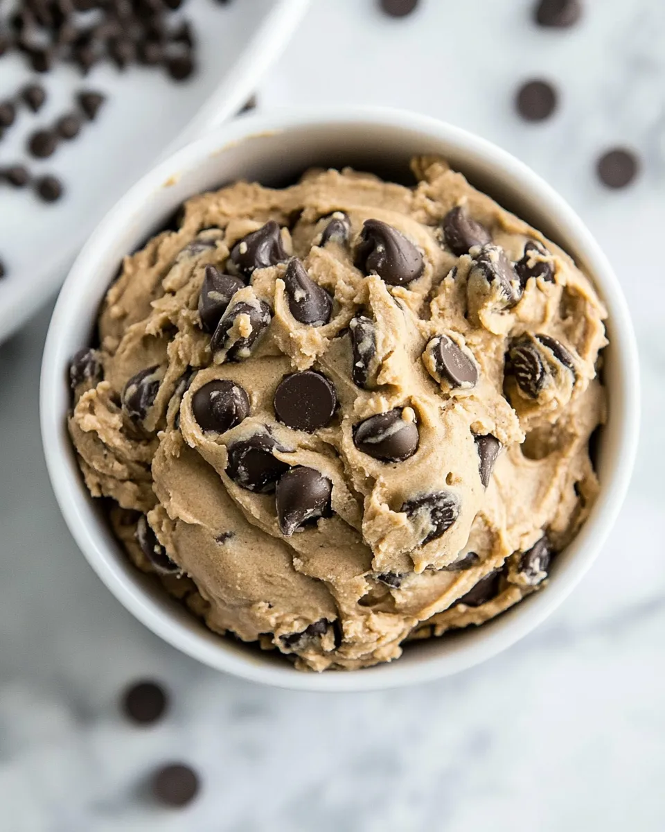 Delicious Vegan Chickpea Cookie Dough image