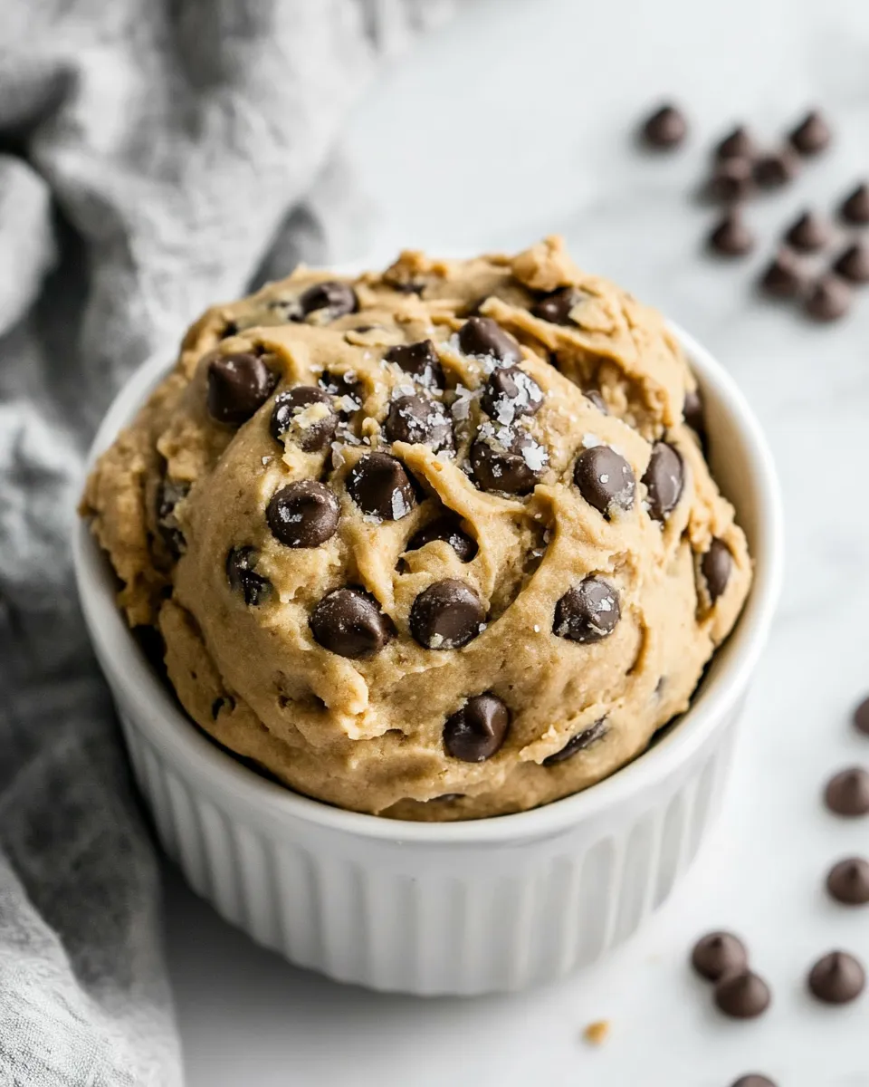 Best Vegan Chickpea Cookie Dough shot