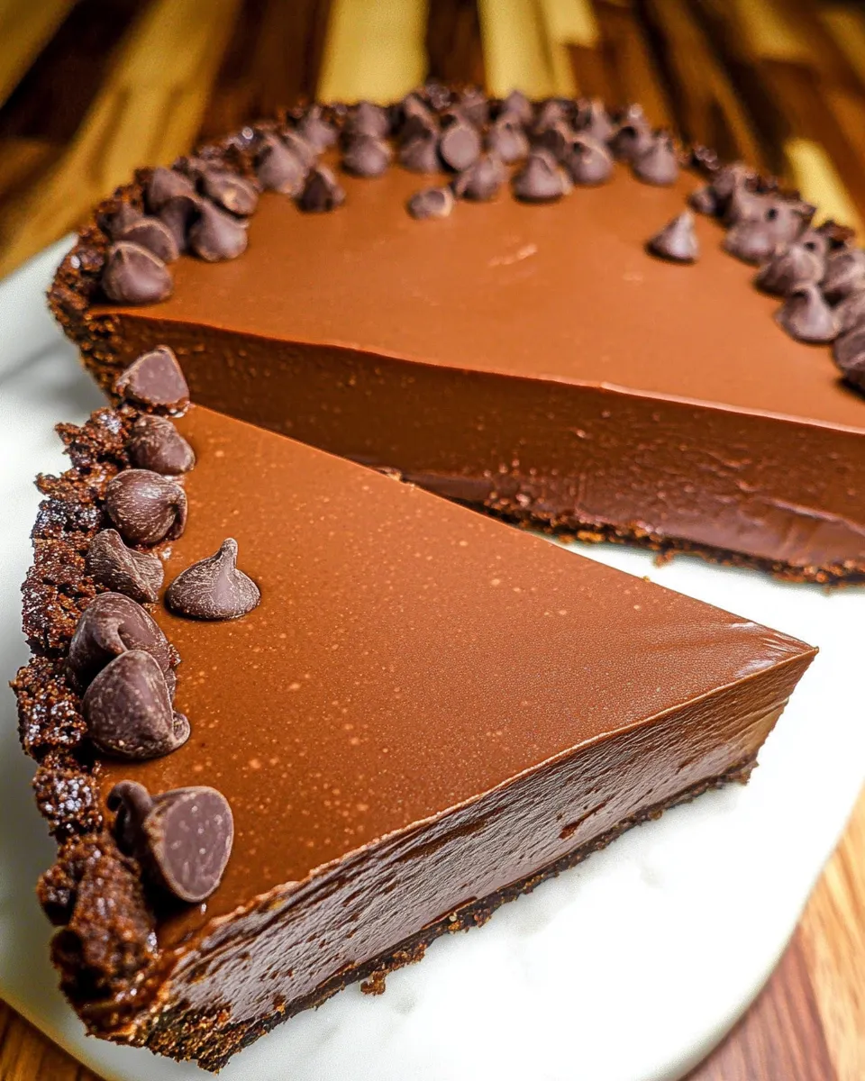 Classic Vegan Chocolate Tart image