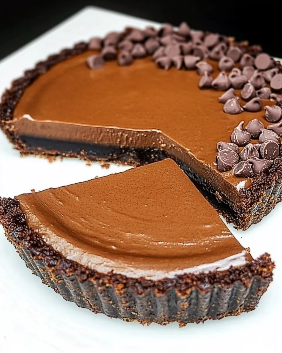 Easy Vegan Chocolate Tart picture