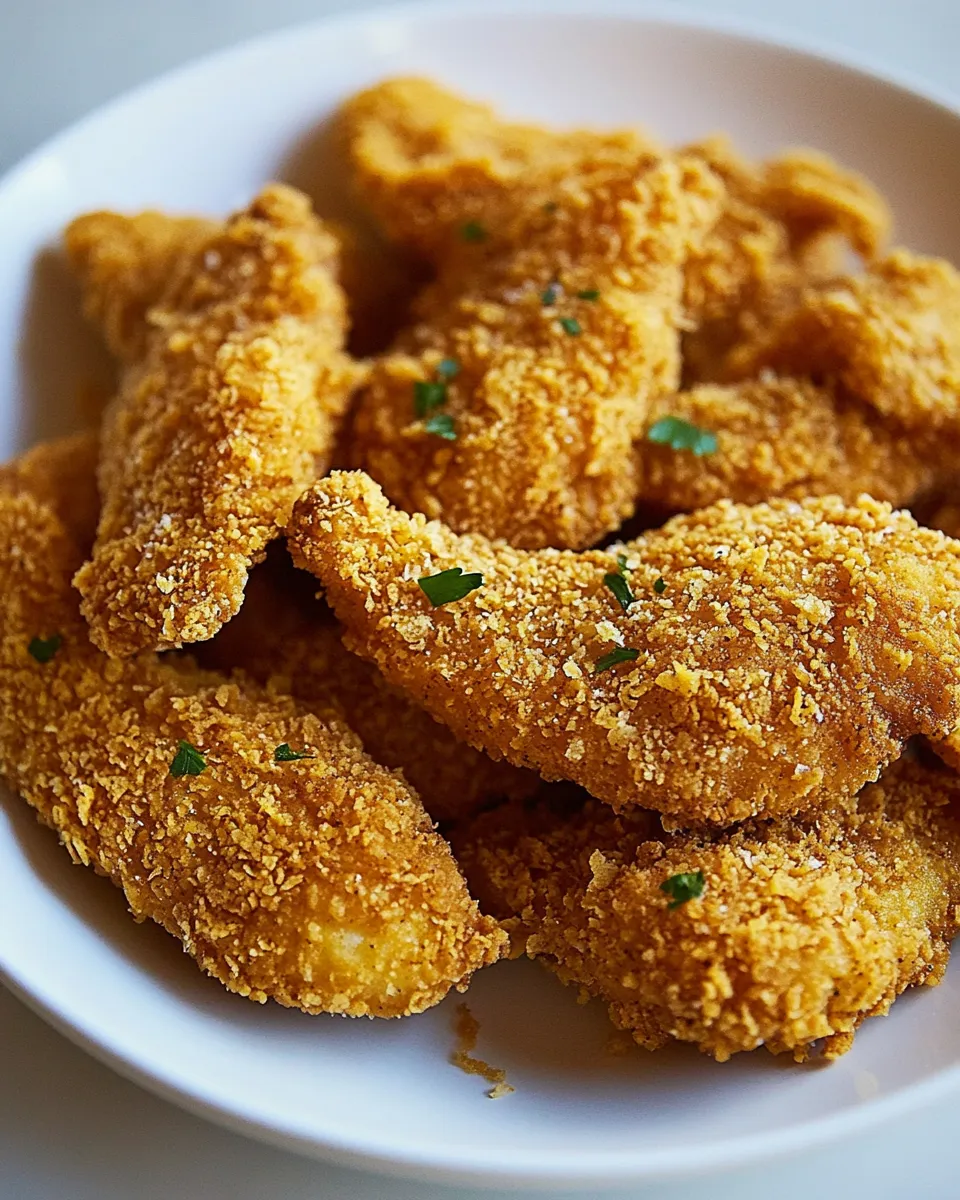 Delicious Vegan Fried Chicken food shot