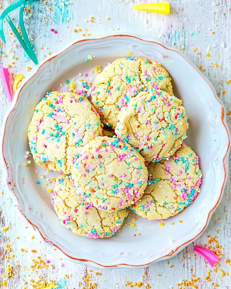 Homemade Vegan Funfetti Cookies photo