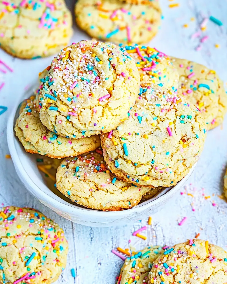 Classic Vegan Funfetti Cookies image
