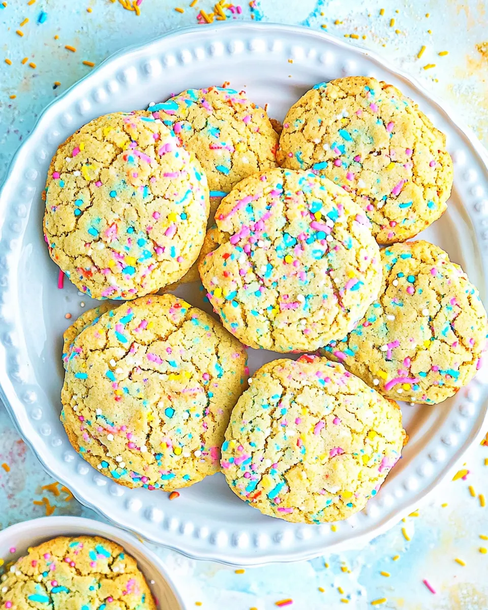 Easy Vegan Funfetti Cookies recipe photo