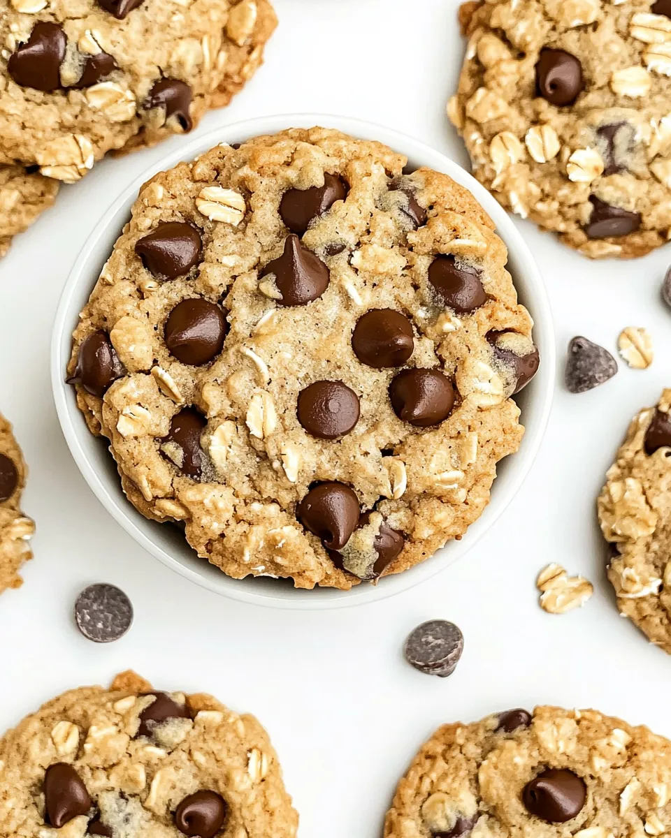 Easy Vegan Oatmeal Chocolate Chip Cookies picture
