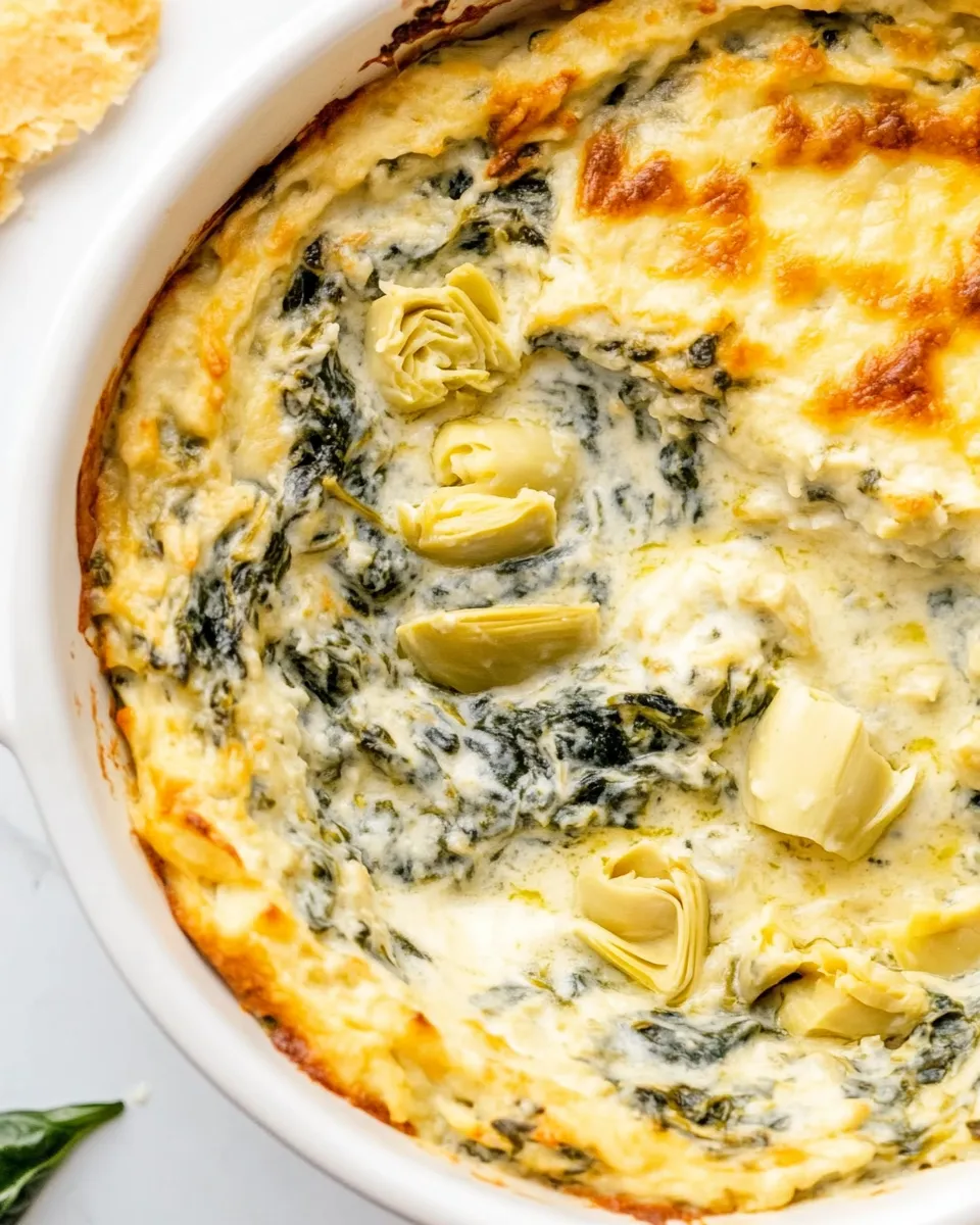 Easy Vegan Spinach & Artichoke Dip photo