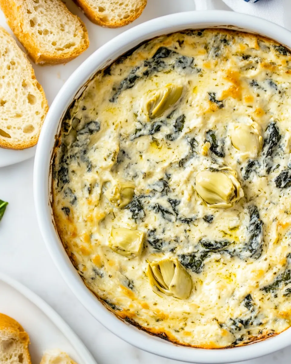 Best Vegan Spinach & Artichoke Dip image