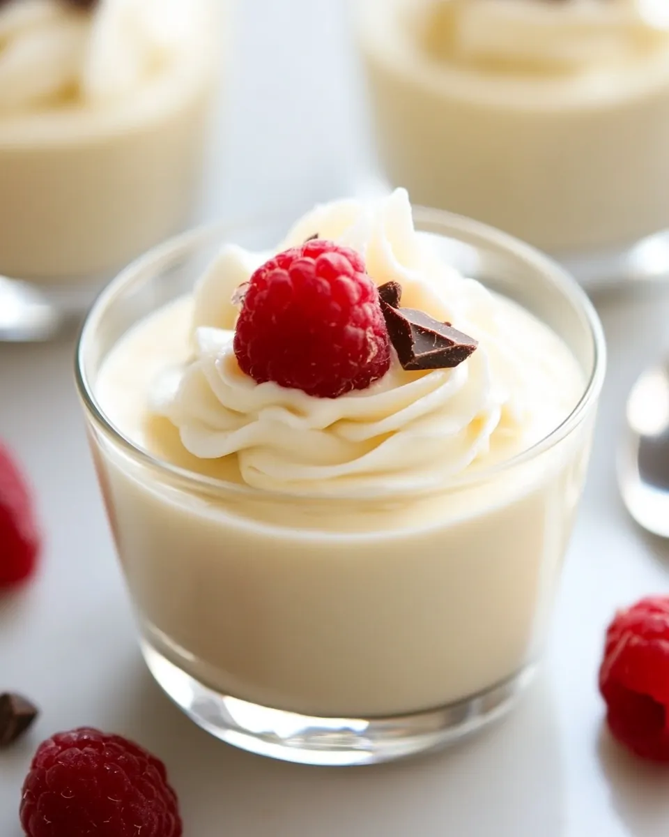 Classic Vegan White Chocolate Mousse image