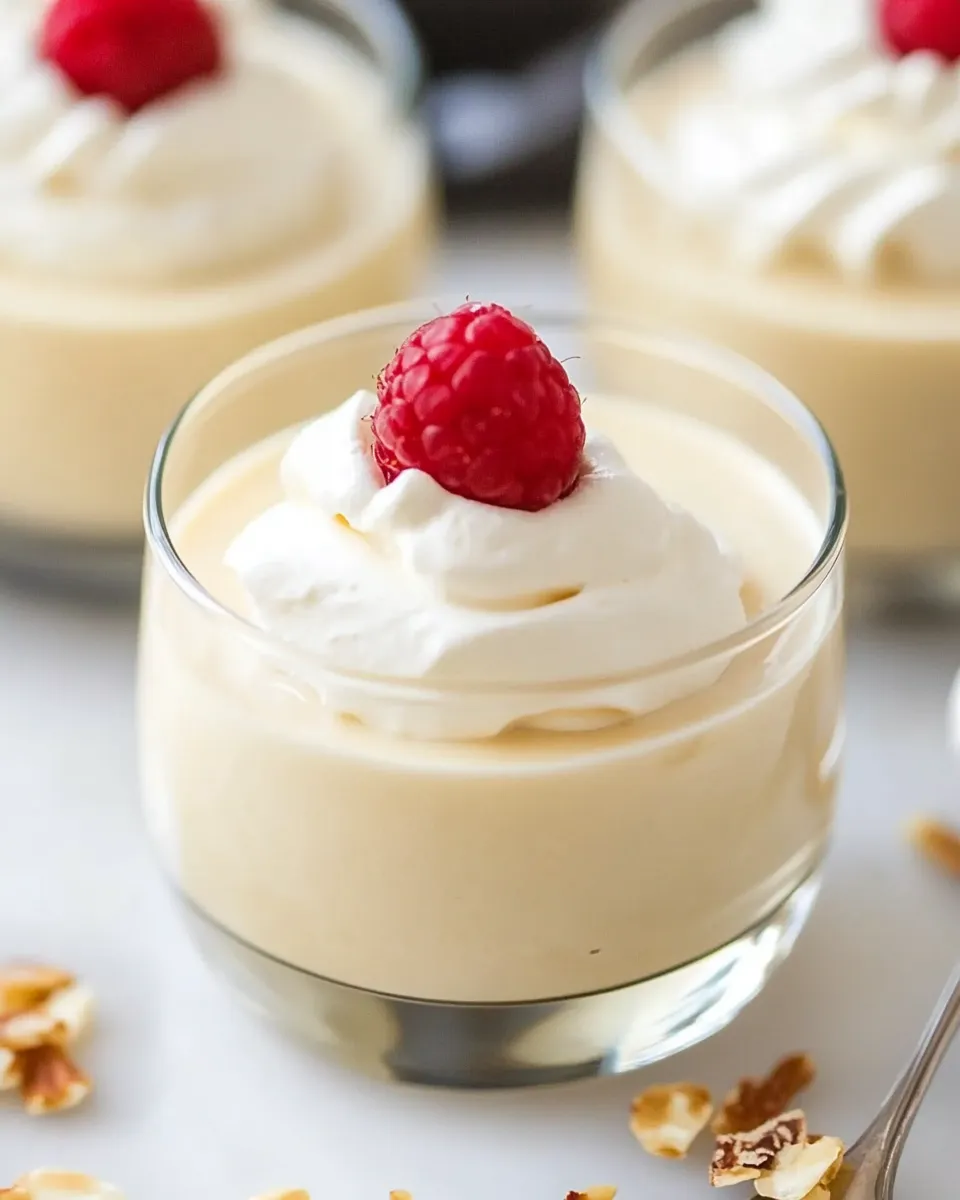 Delicious Vegan White Chocolate Mousse shot