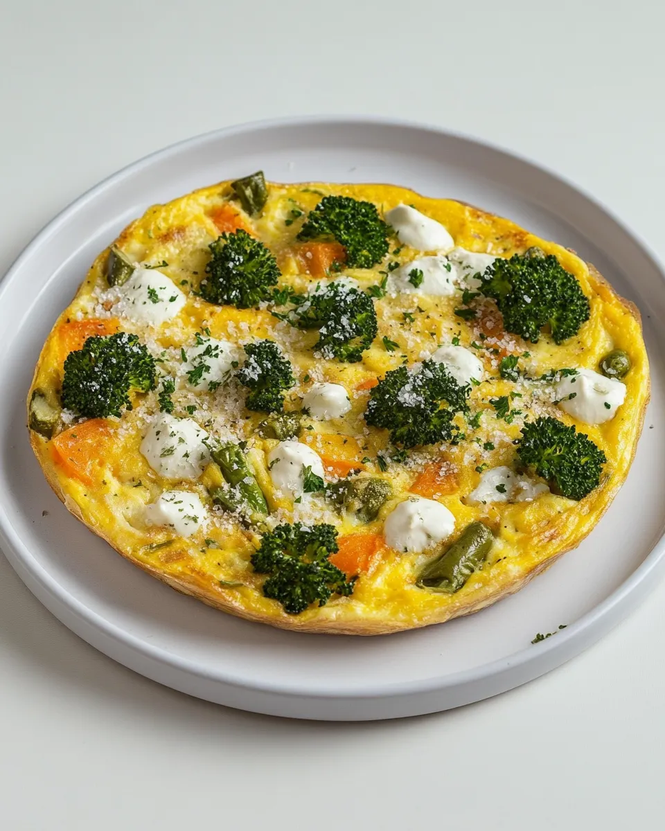 Healthy Vegetable Frittata dish photo