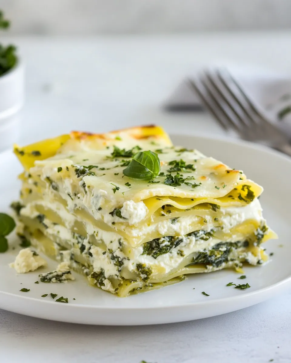 Homemade Vegetarian Lasagna with No-Cook White Sauce photo