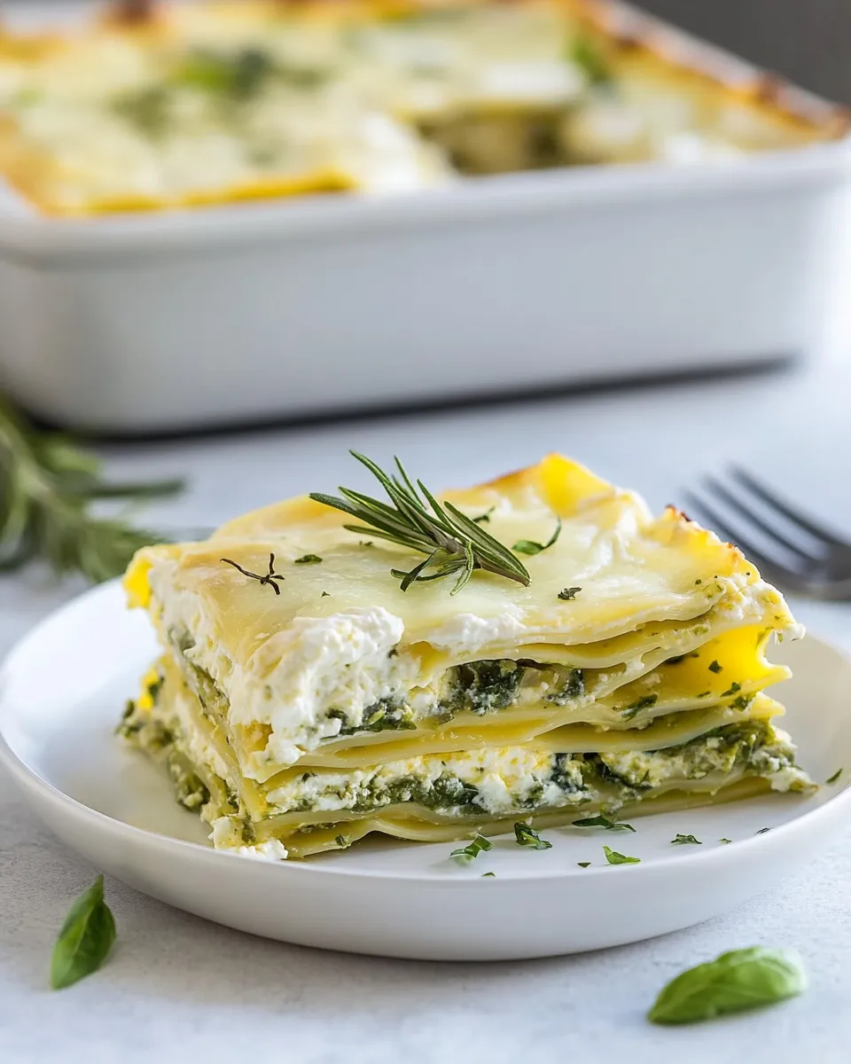 Easy Vegetarian Lasagna with No-Cook White Sauce picture