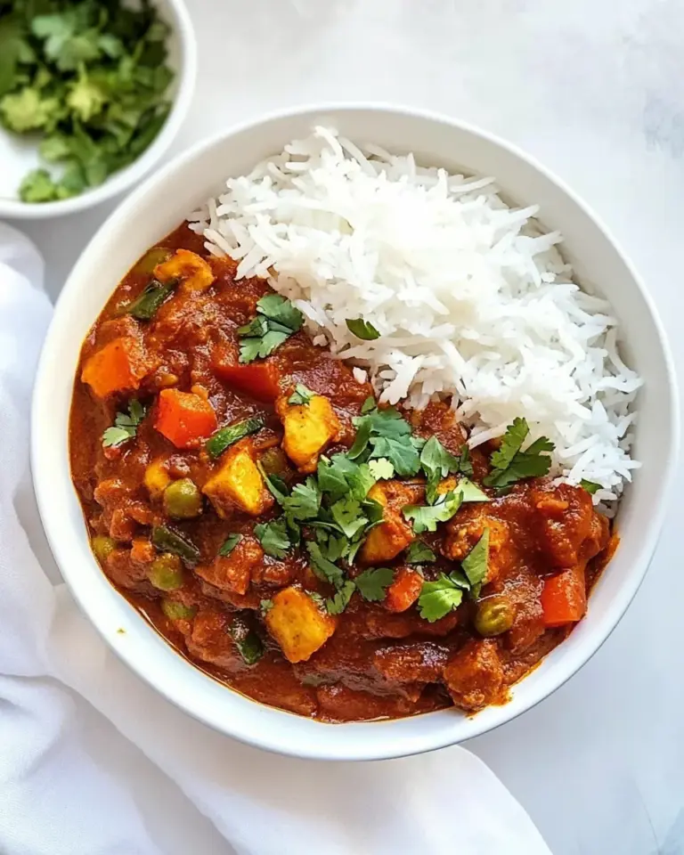 Homemade Vegetarian Tikka Masala photo