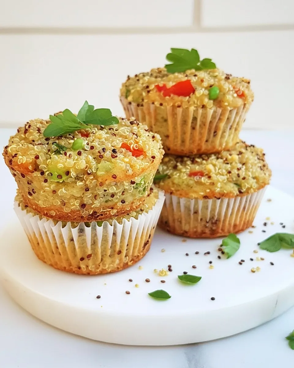Delicious Veggie Quinoa Muffins shot