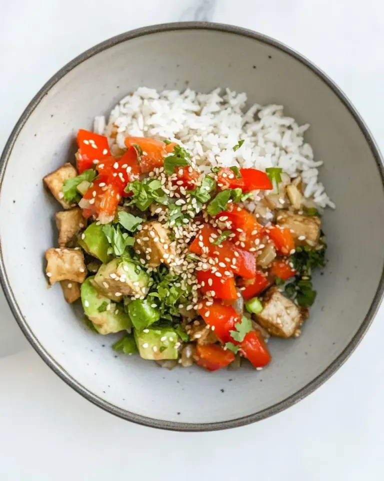 Homemade Veggie Stir Fry With Rice photo