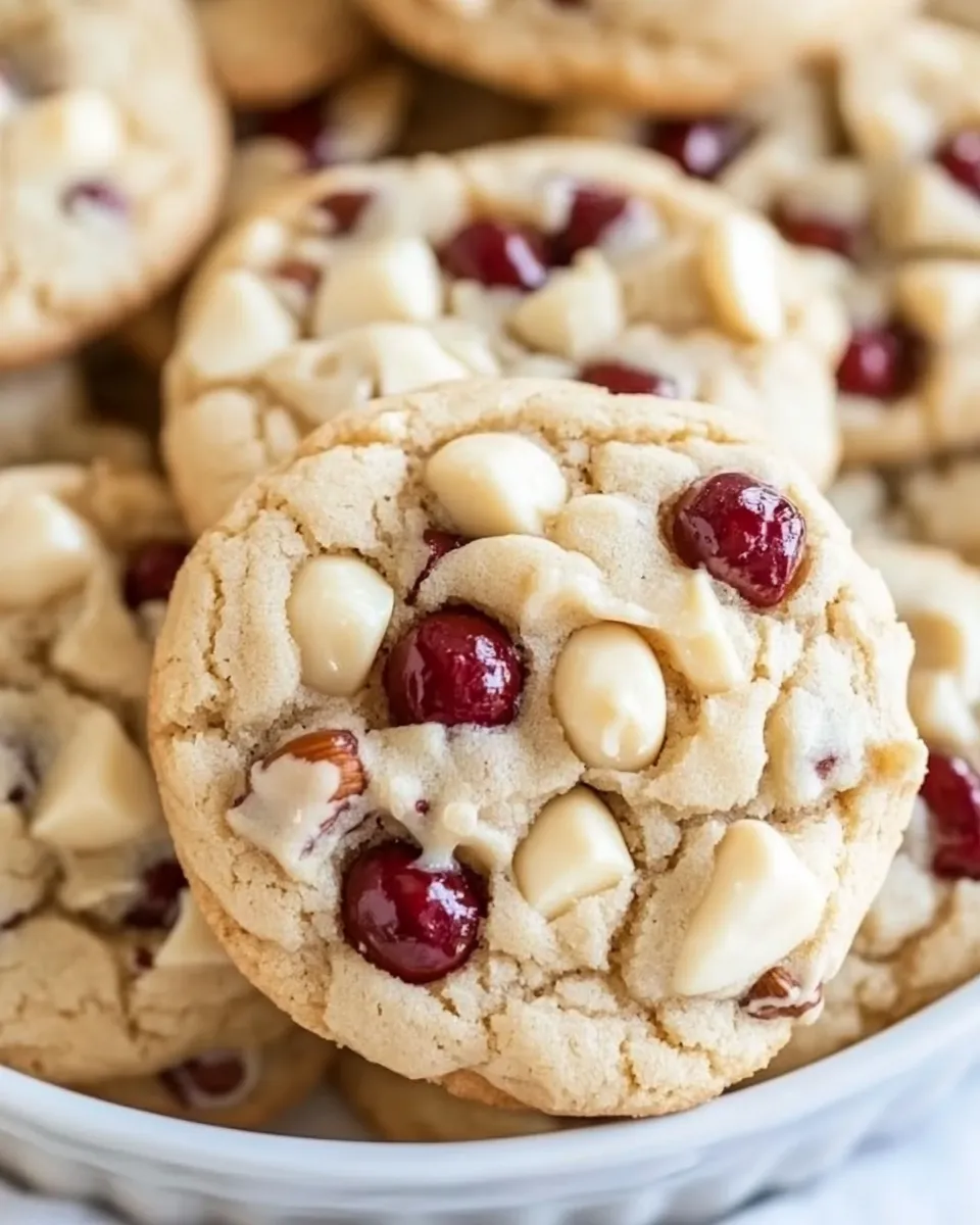 Delicious White Chocolate Cherry Macadamia Nut Cookies picture