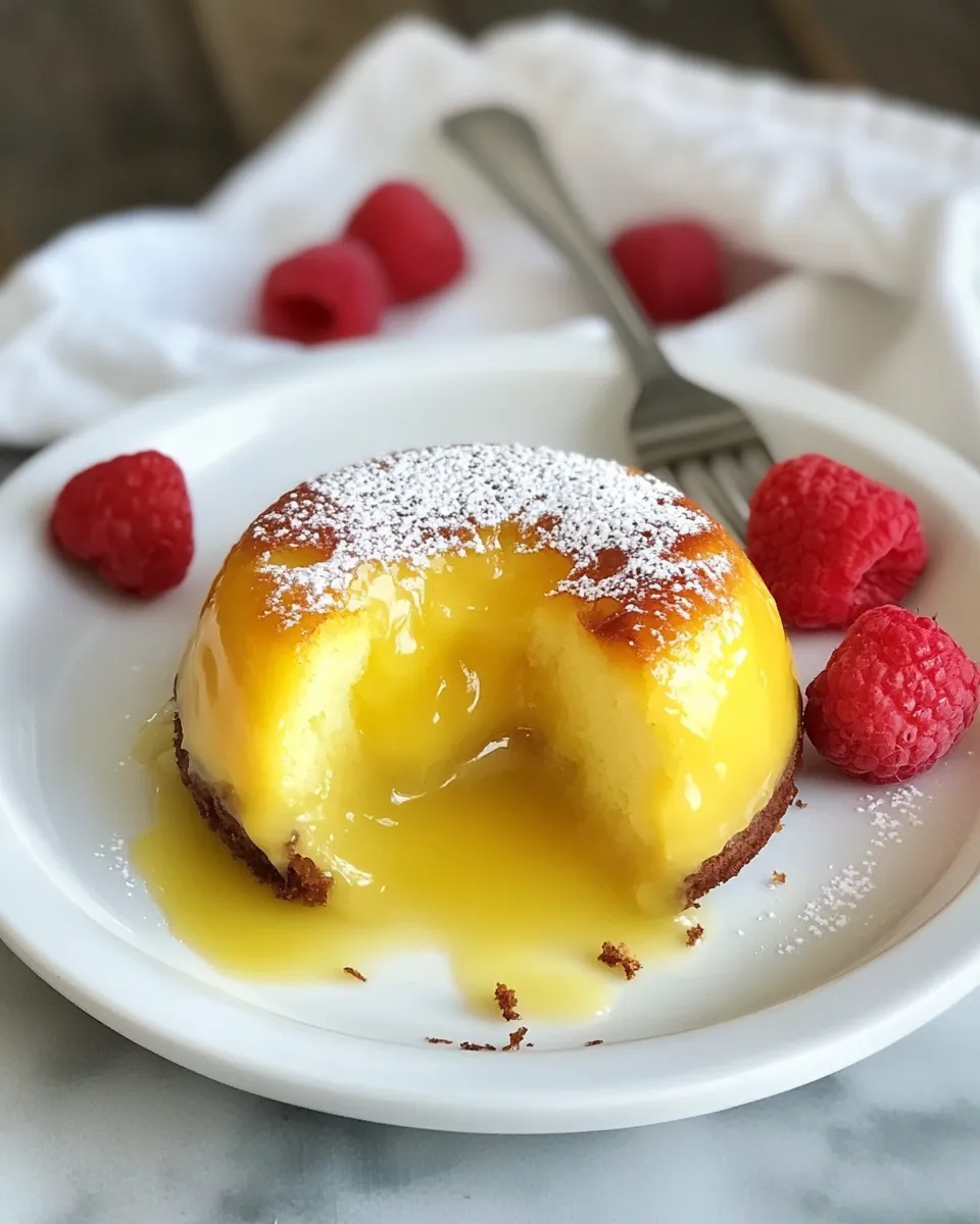 Homemade White Chocolate Molten Lava Cakes image