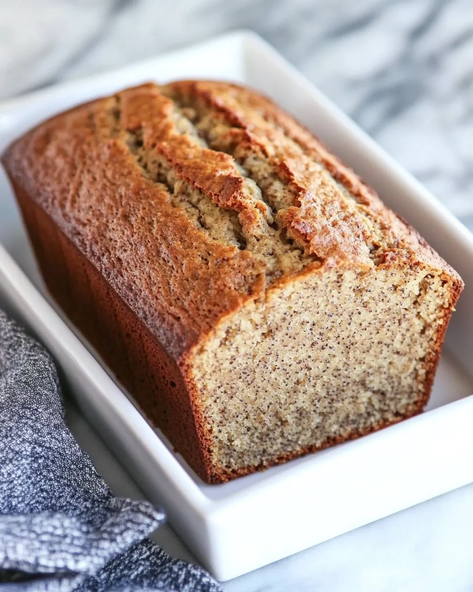 Homemade Whole Wheat Graham Cracker Banana Bread photo