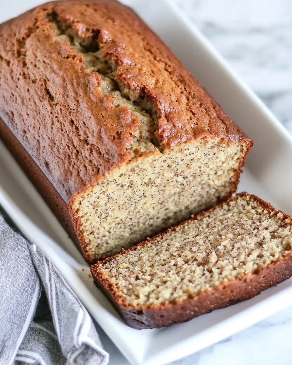 Delicious Whole Wheat Graham Cracker Banana Bread shot