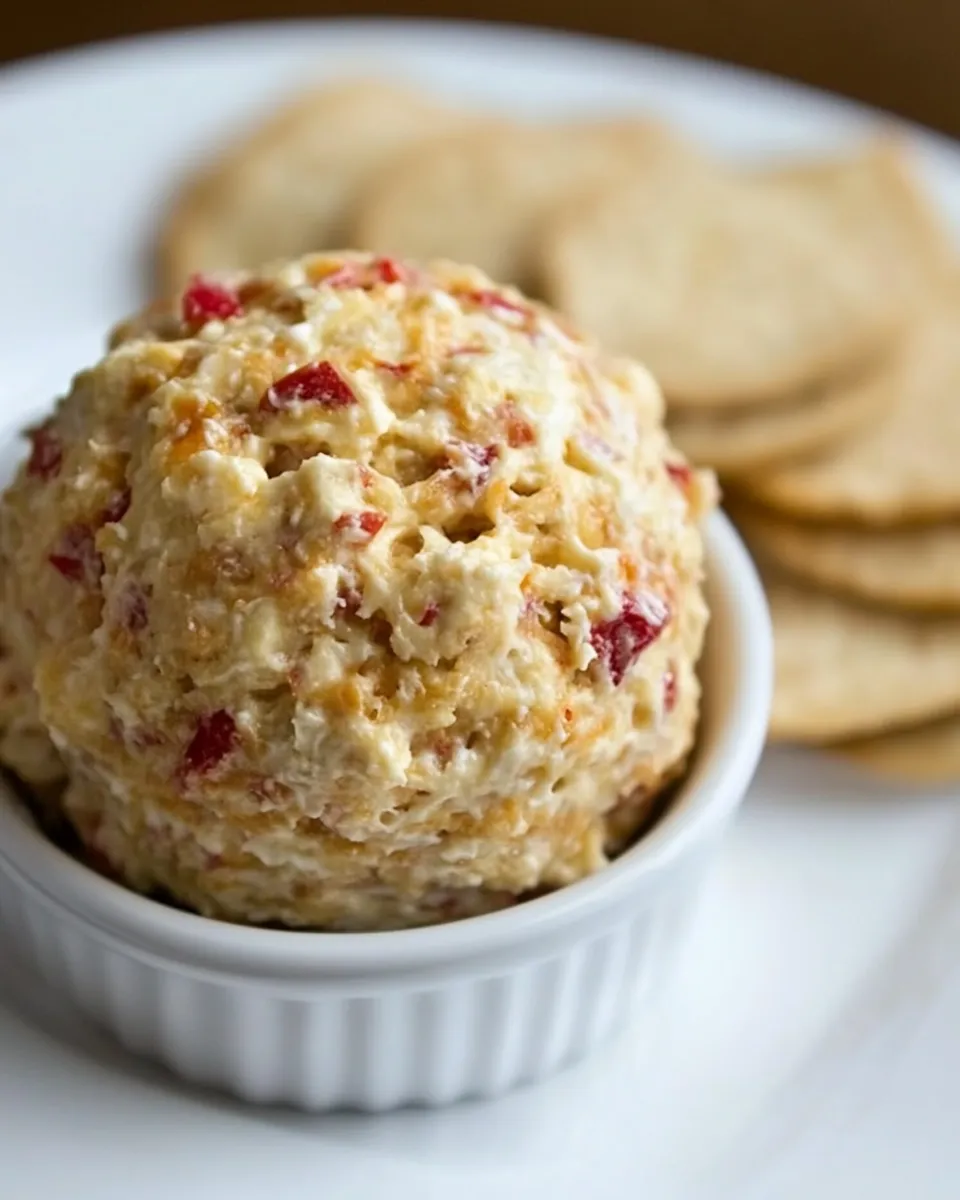 Classic Worlds Best Pimiento Cheese Ball image