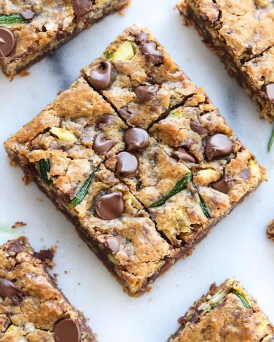 Easy Zucchini Bars shot