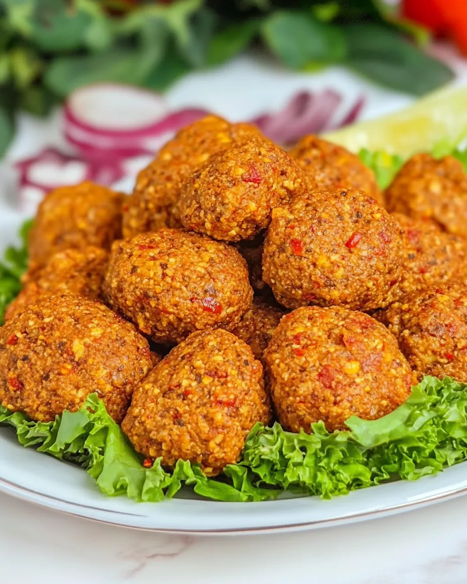Healthy i_ Kfte (Turkish Vegan Meatballs) image