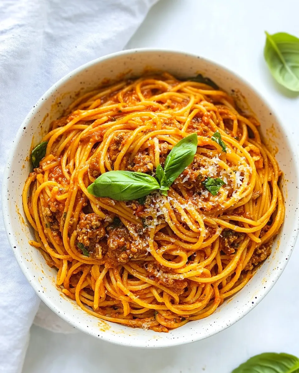 Delicious 10 Minute Instant Pot Spaghetti image
