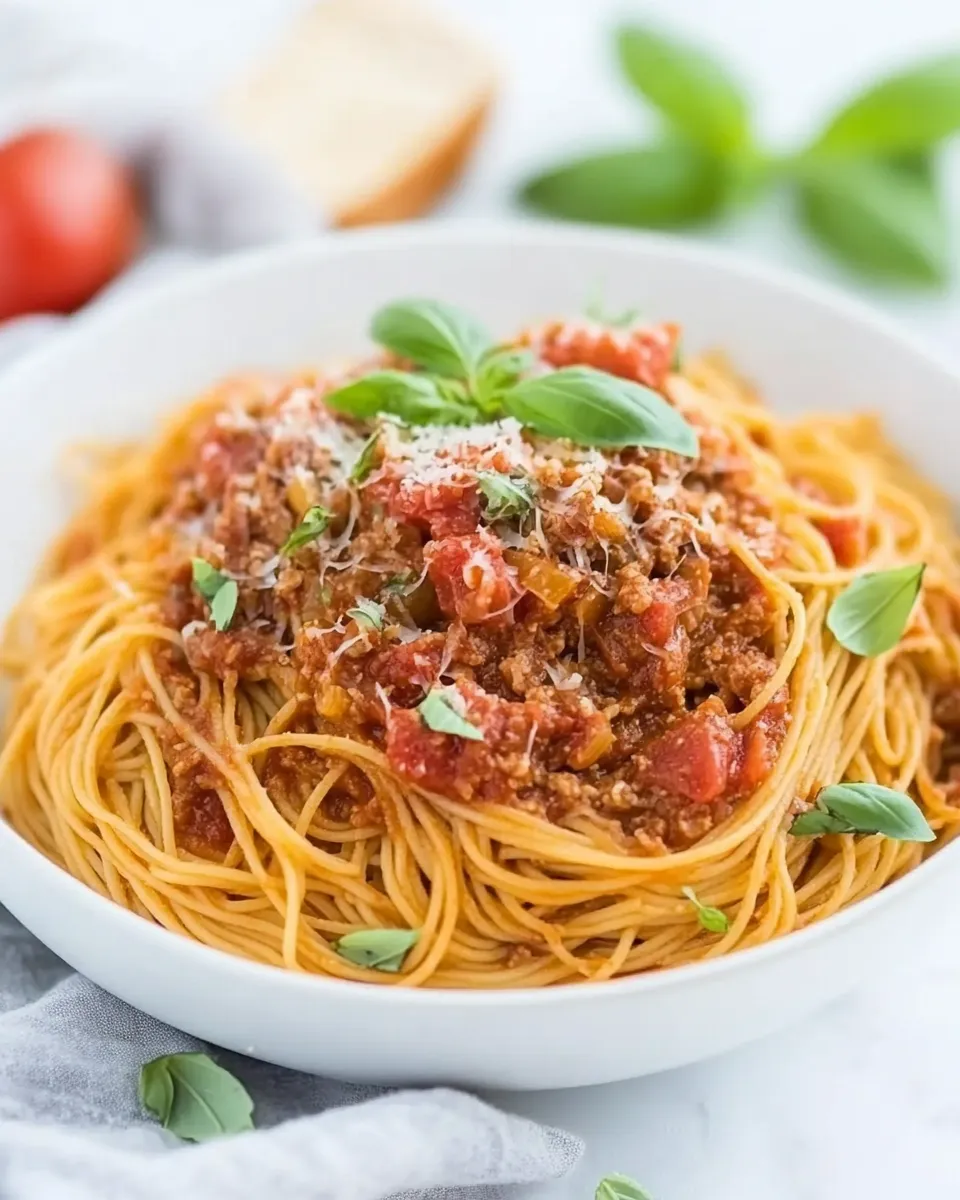 Healthy 15-Minute Easy Spaghetti dish photo