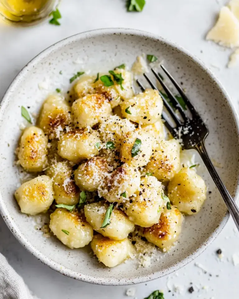 Perfect 15 Minute Lemon Parmesan Cauliflower Gnocchi. image