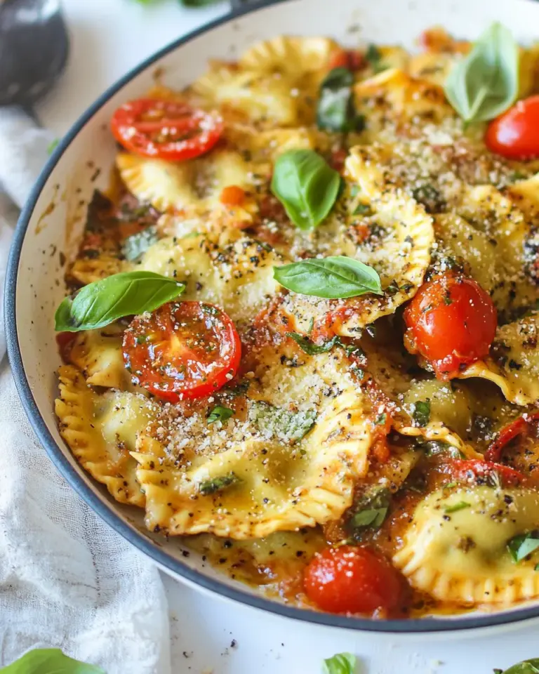 Easy 15 Minute One Pan Ravioli Recipe photo