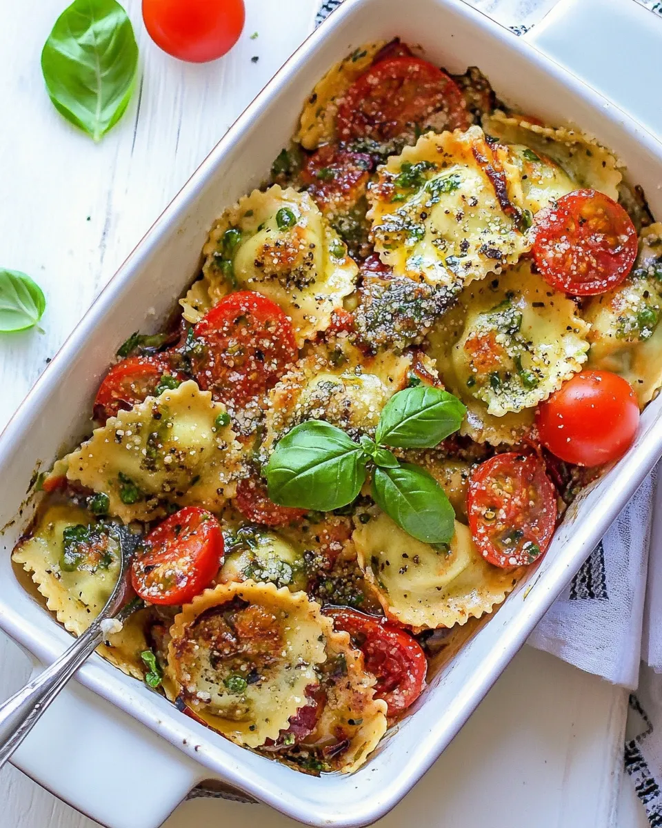 Delicious 15 Minute One Pan Ravioli Recipe image